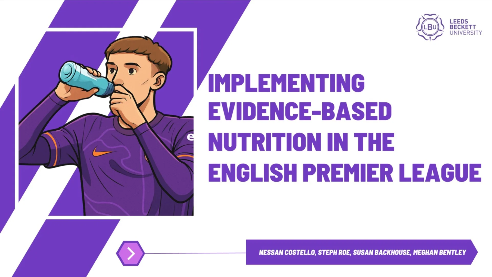 Implementing Evidence based Nutrition In The English Premier League