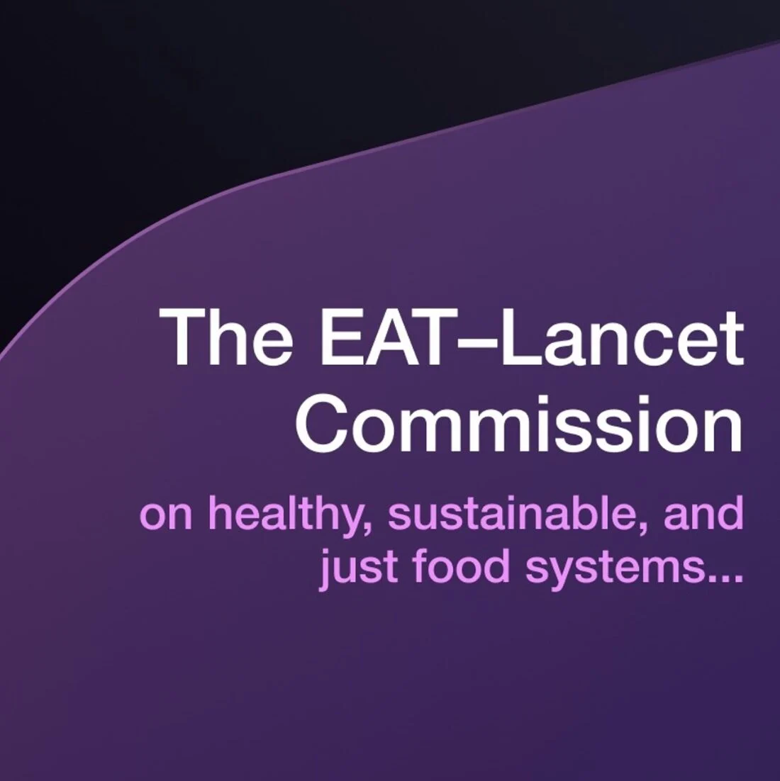 The EAT Lancet Commission